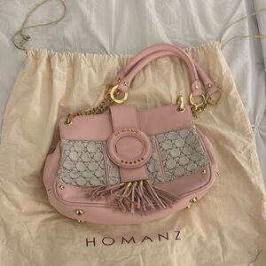 HOMANZ Pink and Gray Women's Bag